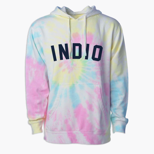 Indio California Classic Curve Premium Tie-Dye Hoodie