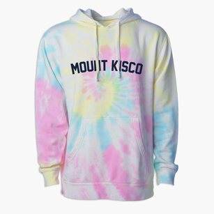 Mount Kisco New York Classic Curve Premium Tie-Dye Hoodie