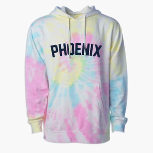 Phoenix Arizona Classic Curve Premium Tie-Dye Hoodie
