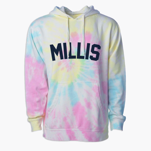 Millis Massachusetts Classic Curve Premium Tie-Dye Hoodie