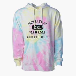 Havana Florida Athletic Dept Premium Tie-Dye Hoodie