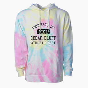 Cedar Bluff Virginia Athletic Dept Premium Tie-Dye Hoodie