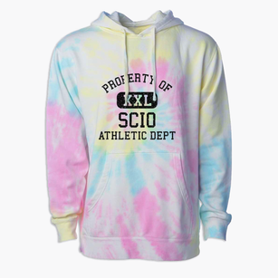 Scio Ohio Athletic Dept Premium Tie-Dye Hoodie
