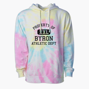 Byron Michigan Athletic Dept Premium Tie-Dye Hoodie
