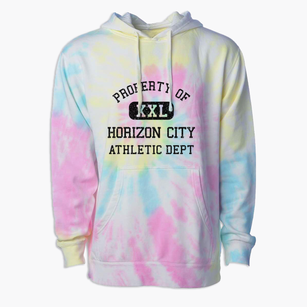 Horizon City Texas Athletic Dept Premium Tie-Dye Hoodie