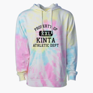 Kinta Oklahoma Athletic Dept Premium Tie-Dye Hoodie