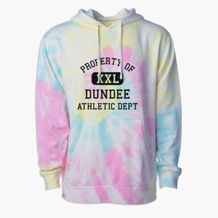 Dundee Iowa Athletic Dept Premium Tie-Dye Hoodie