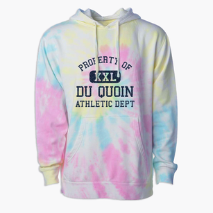Du Quoin Illinois Athletic Dept Premium Tie-Dye Hoodie