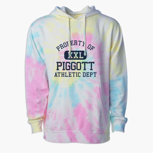 Piggott Arkansas Athletic Dept Premium Tie-Dye Hoodie