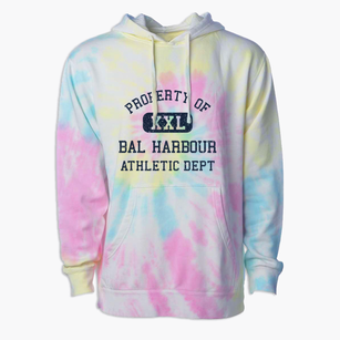 Bal Harbour Florida Athletic Dept Premium Tie-Dye Hoodie