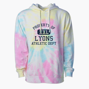 Lyons Colorado Athletic Dept Premium Tie-Dye Hoodie