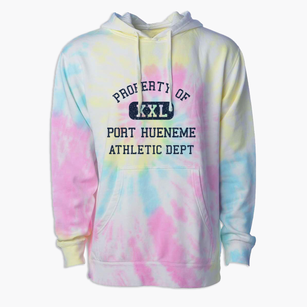Port Hueneme California Athletic Dept Premium Tie-Dye Hoodie