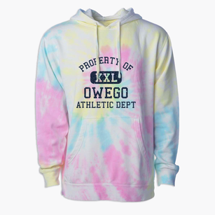 Owego New York Athletic Dept Premium Tie-Dye Hoodie