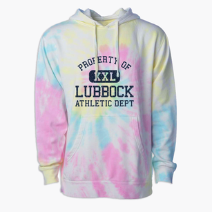Lubbock Texas Athletic Dept Premium Tie-Dye Hoodie