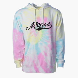 Milford Ohio Vintage Team Premium Tie-Dye Hoodie