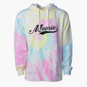 Moosic Pennsylvania Vintage Team Premium Tie-Dye Hoodie