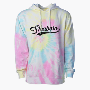 Sherborn Massachusetts Vintage Team Premium Tie-Dye Hoodie