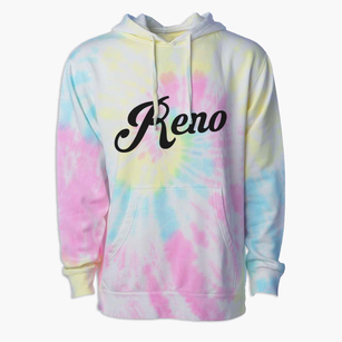 Reno Texas Vintage Team Premium Tie-Dye Hoodie