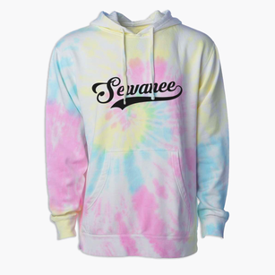 Sewanee Tennessee Vintage Team Premium Tie-Dye Hoodie