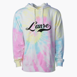 L'anse Michigan Vintage Team Premium Tie-Dye Hoodie