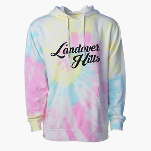 Landover Hills Maryland Vintage Team Premium Tie-Dye Hoodie