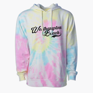 Westhampton Beach New York Vintage Team Premium Tie-Dye Hoodie