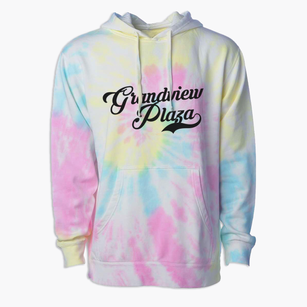 Grandview Plaza Kansas Vintage Team Premium Tie-Dye Hoodie