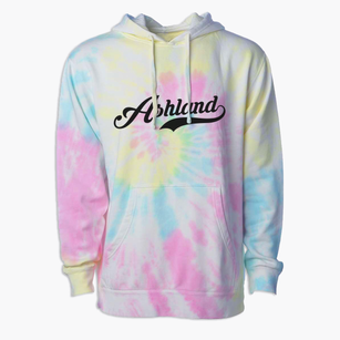 Ashland Maine Vintage Team Premium Tie-Dye Hoodie