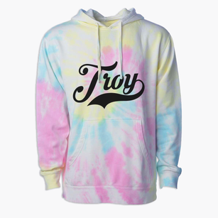 Troy Maine Vintage Team Premium Tie-Dye Hoodie