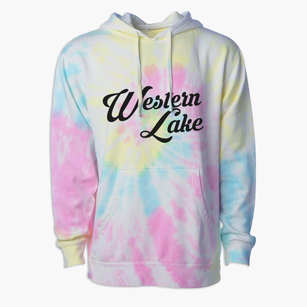 Western Lake Texas Vintage Team Premium Tie-Dye Hoodie