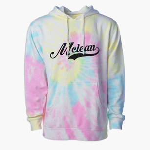 Mclean Texas Vintage Team Premium Tie-Dye Hoodie