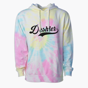 Deshler Nebraska Vintage Team Premium Tie-Dye Hoodie