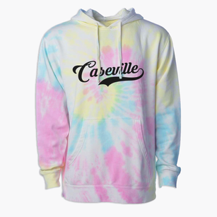 Caseville Michigan Vintage Team Premium Tie-Dye Hoodie