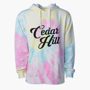 Cedar Hill New Mexico Vintage Team Premium Tie-Dye Hoodie