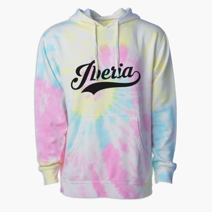 Iberia Ohio Vintage Team Premium Tie-Dye Hoodie