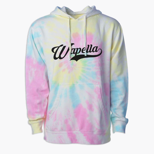 Wapella Illinois Vintage Team Premium Tie-Dye Hoodie