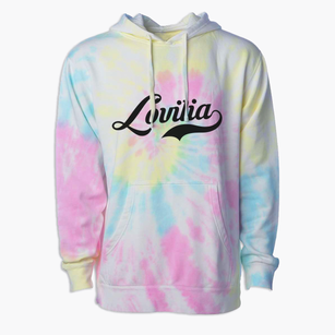 Lovilia Iowa Vintage Team Premium Tie-Dye Hoodie
