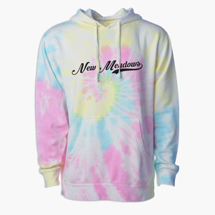 New Meadows Idaho Vintage Team Premium Tie-Dye Hoodie