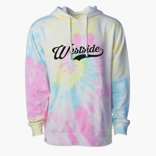Westside Iowa Vintage Team Premium Tie-Dye Hoodie