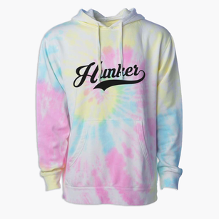 Hunker Pennsylvania Vintage Team Premium Tie-Dye Hoodie