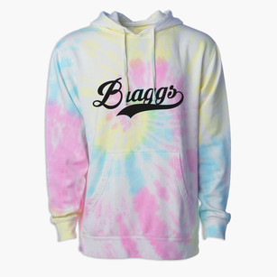 Braggs Oklahoma Vintage Team Premium Tie-Dye Hoodie