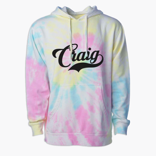 Craig Missouri Vintage Team Premium Tie-Dye Hoodie