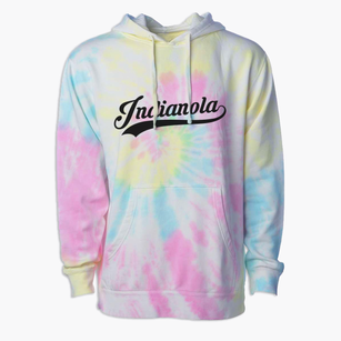 Indianola Oklahoma Vintage Team Premium Tie-Dye Hoodie