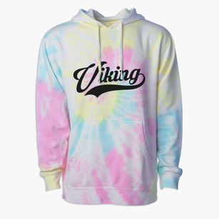 Viking Minnesota Vintage Team Premium Tie-Dye Hoodie