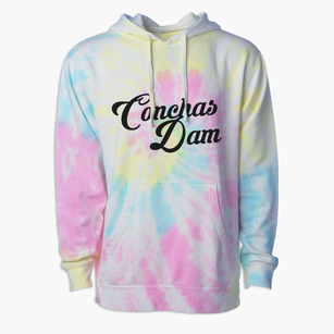 Conchas Dam New Mexico Vintage Team Premium Tie-Dye Hoodie