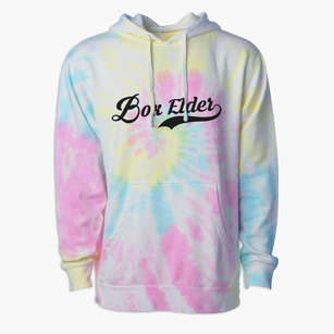 Box Elder South Dakota Vintage Team Premium Tie-Dye Hoodie