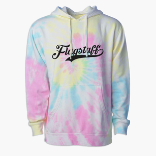 Flagstaff Arizona Vintage Team Premium Tie-Dye Hoodie