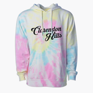 Clarendon Hills Illinois Vintage Team Premium Tie-Dye Hoodie