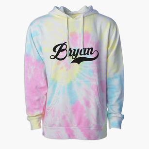 Bryan Ohio Vintage Team Premium Tie-Dye Hoodie