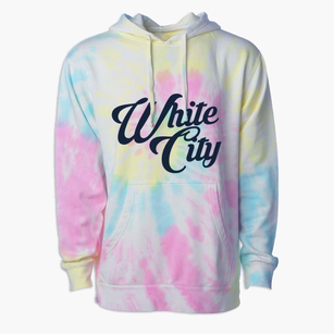 White City Florida Vintage Team Premium Tie-Dye Hoodie